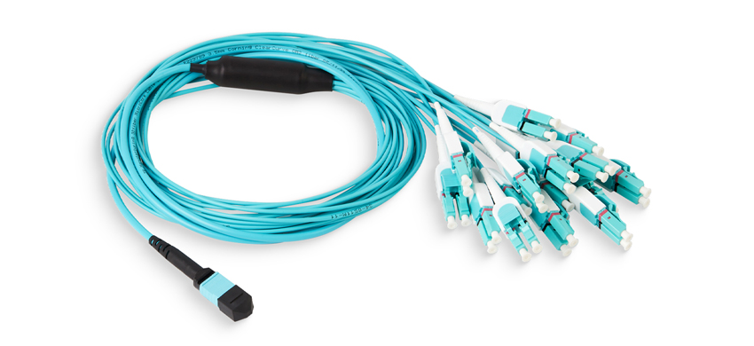 32F, MTP/PC/Male-LC/UPC (Uniboot), OM3 Multimode, OFNP, 0.60dB max (MM STD.), Harness Cable