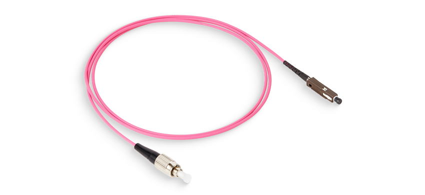 FC/PC-MU/PC Simplex OM4 MultimodeLSZH 1.8mm Magenta Semi Tight Buffered Patchcord