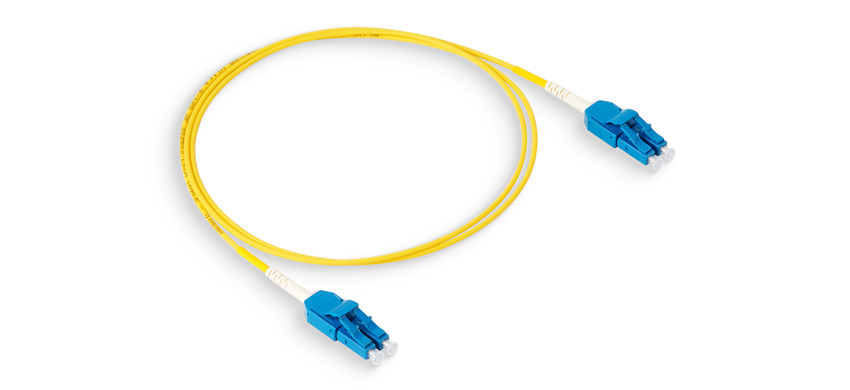 LC/UPC-LC/UPC Duplex Unibody A-B OS2 Single ModeLSZH 2.0mm Yellow Tight Buffered  Patchcord