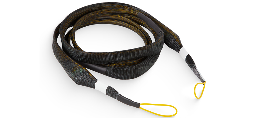 MPO Bundle Cable, 32F*6, MPO/APC/Female-MPO/APC/Male, G657A2 Single Mode, OFNP, 0.75dB max (SM STD.), Type B, Green housing,  Both side pulling eye