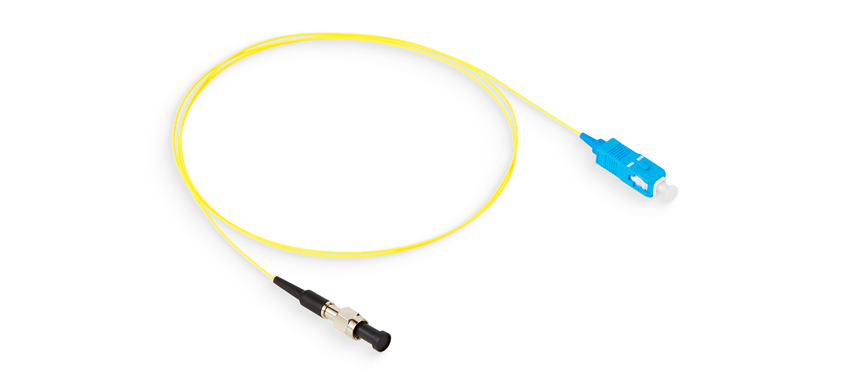 SC/UPC-SMA/PC Simplex G657A Single ModeLSZH 0.9mm Yellow Tight Buffered  Patchcord