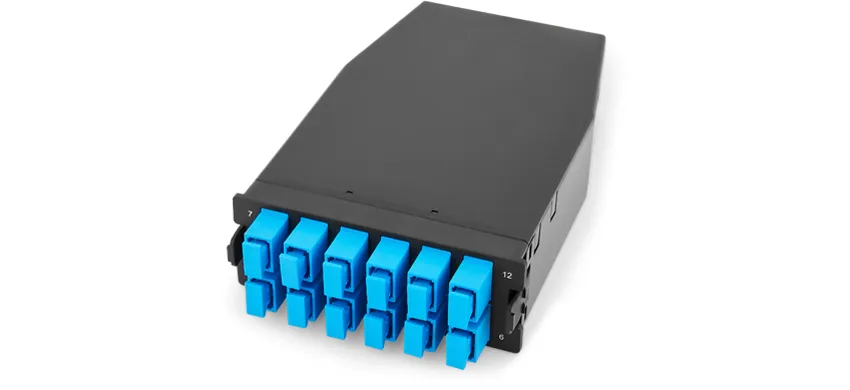 3MPO/MTP<sup>®</sup>-SC(12F) Plastic Module Cassettes, Match for UltraX/Y/N/S Series Enclosures